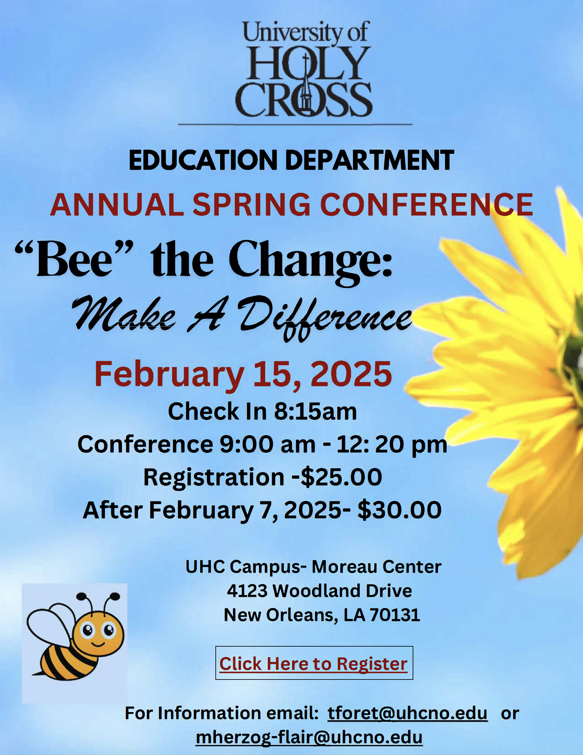 Education Department Annual Spring Conference