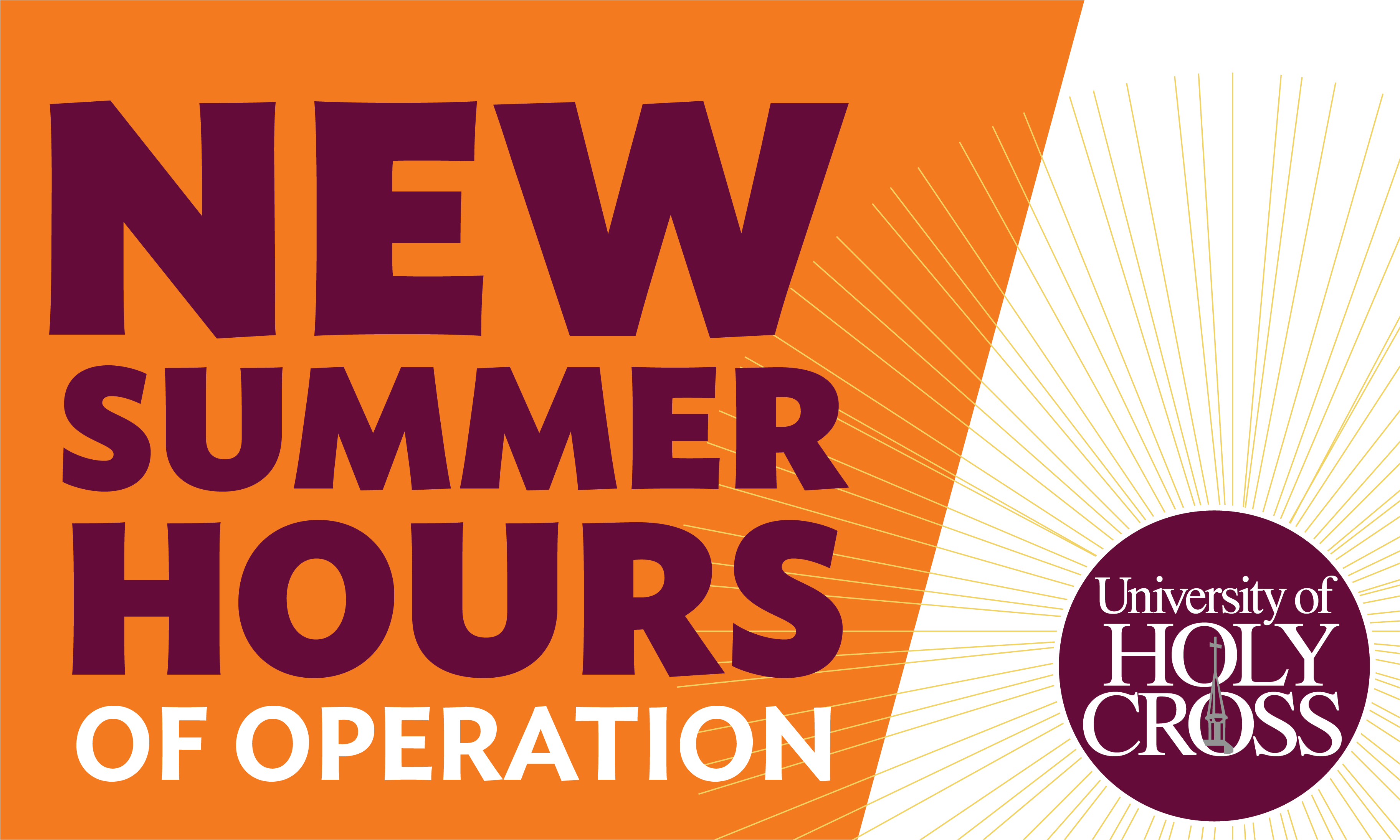 Summer Hours of Operation