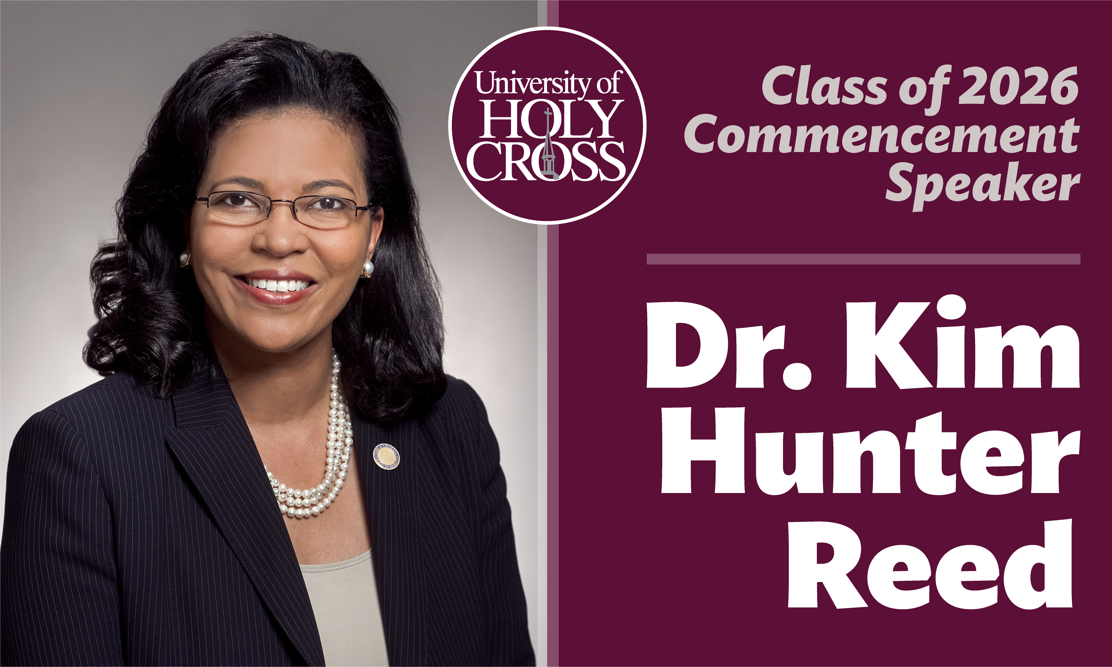 Dr. Kim Hunter Reed, Commencement Speaker 2026