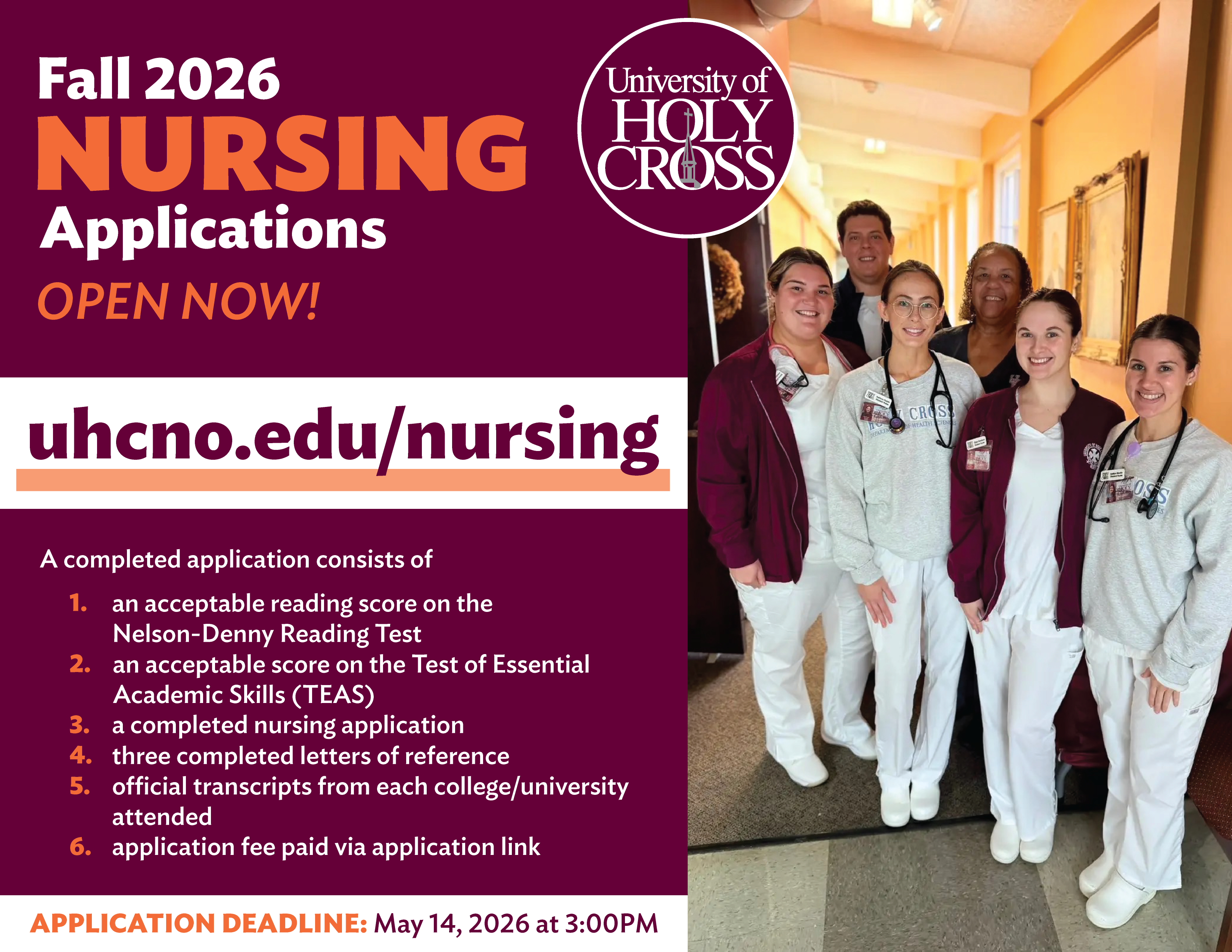 fall 2026 nursing apps