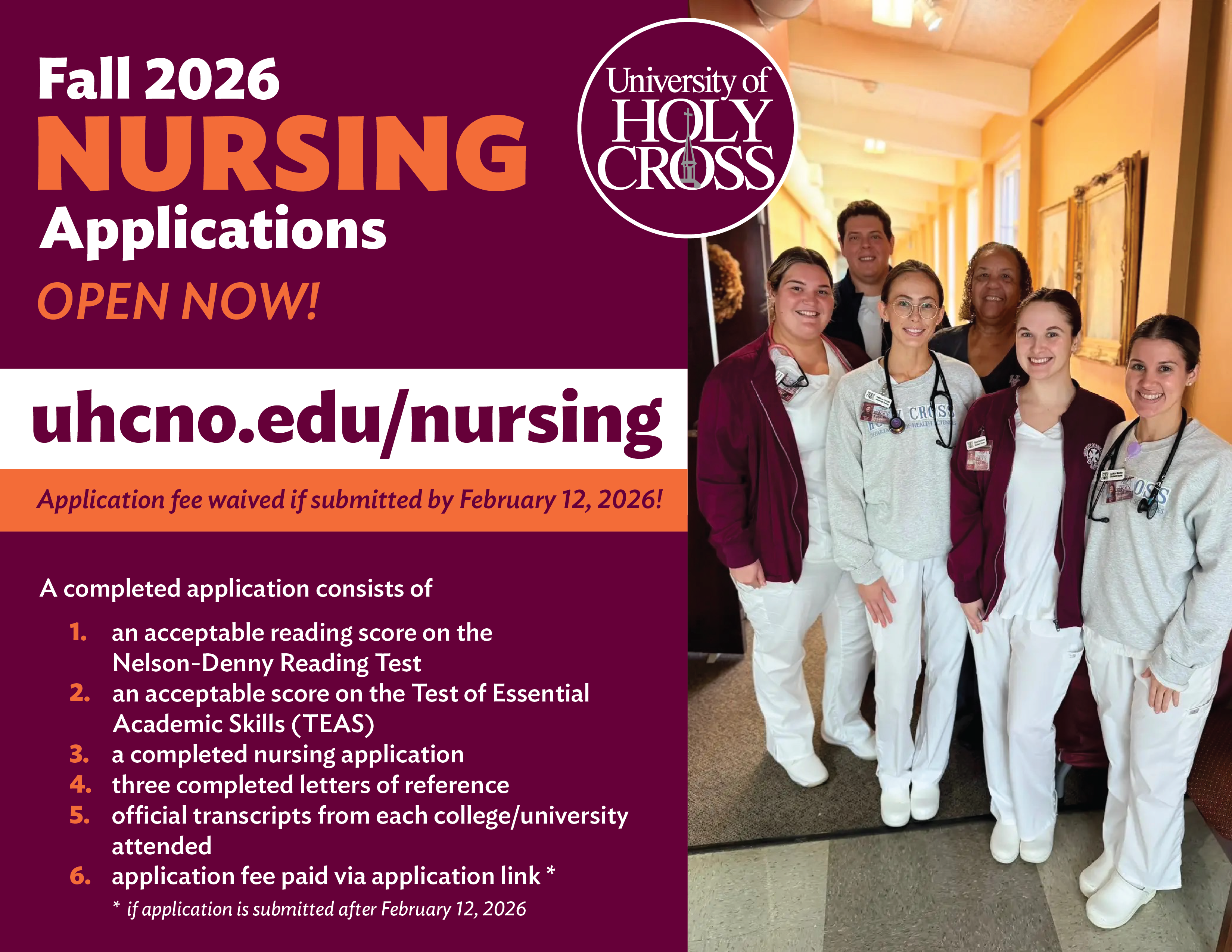 fall 2026 nursing apps